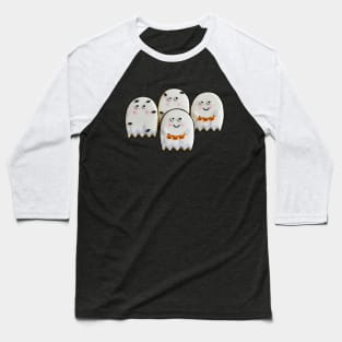 Cute Spooky Halloween Ghost Cookies Baseball T-Shirt